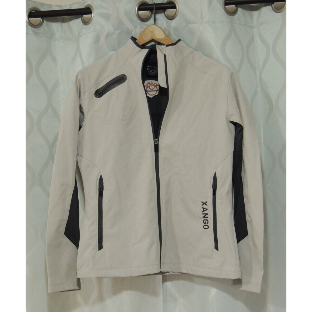 North End Sport Athletic Jacket Athleisure XANGO Gray Charcoal Sz M Softshell